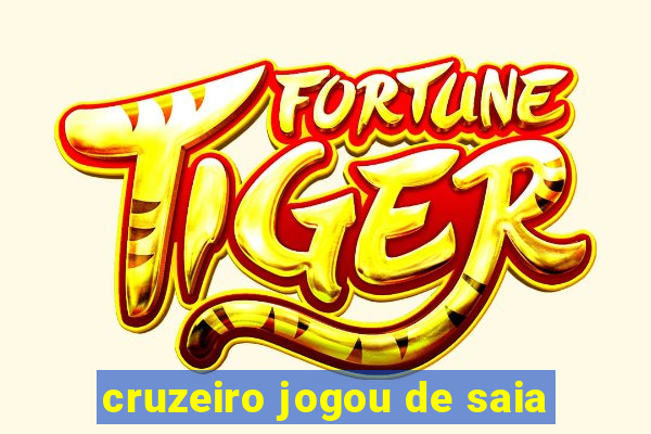 cruzeiro jogou de saia